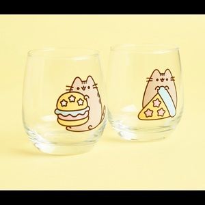 Pusheen 10th Anniversary Stemless Shtterproof Glasses.  NEW IN BOX